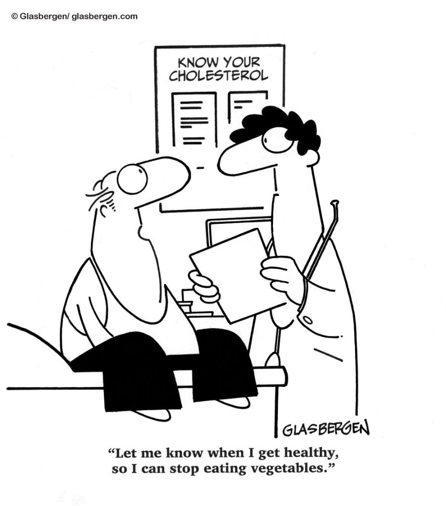Medical Cartoon by Glasbergen about Getting Healthy